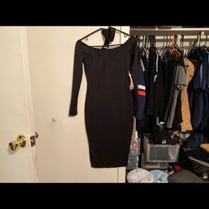 Black Wet Seal Dress, below knee on most